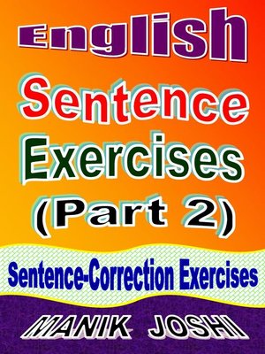 cover image of English Sentence Exercises (Part 2)